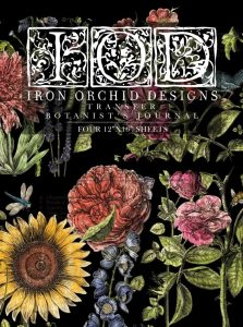 Botanist Journal - transfert_IOD_chalk paint_annie sloan_aube design