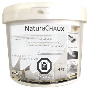 Enduit effet béton - NaturaChaux - Evo_faux fini _chalk paint_annie sloan_aube design