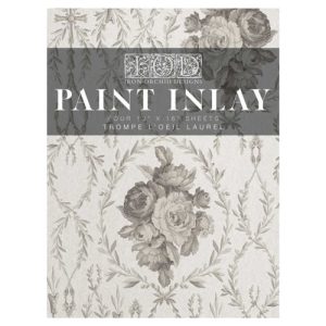 Paint Inlay Trompe l'oeil Laurel - IOD_chalk paint_annie sloan_aube design