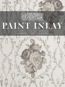 Trompe l'oeil Laurel image 6 - Paint Inlay_IOD_chalk paint_annie sloan_aube design