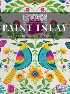 Vida Flora - Paint Inlay_IOD_chalk paint_annie sloan_aube design