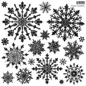 Vintage Snowflakes_étampe_IOD_aube design